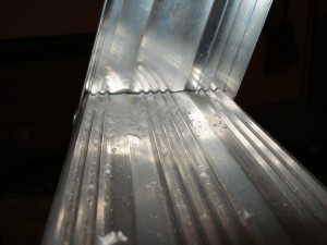 Dust fell as case was opened.