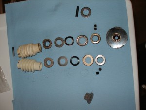 Engine assembly taken off in order (Right to Left).